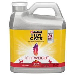 Purina Tidy Cats LightWeight 24/7 Performance Odor control, Multi-Cat, Clumping, 99.9 Percent Dust Free Cat Litter