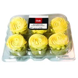 Jerry's Lemon 6 ct White Cupcakes