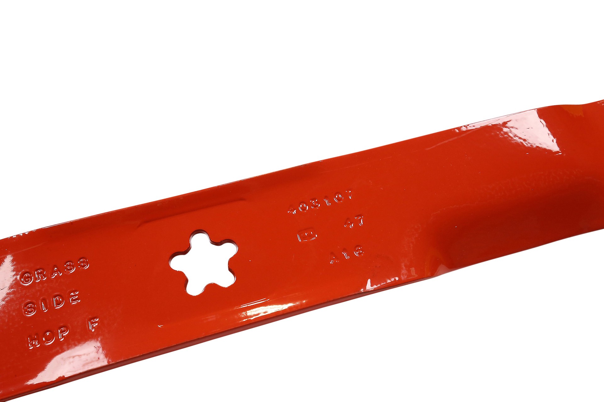 slide 4 of 6, Husqvarna 46-in Deck Mulching Mower Blade for Riding Lawn 2 -Pack 403107, 1 ct