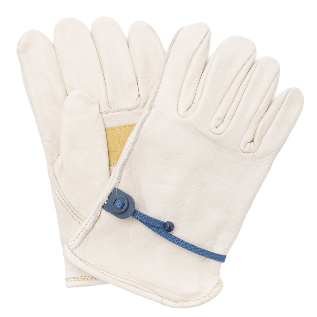 slide 3 of 6, Project Source Large Off-white Leather Construction Gloves 1 -Pairs, 1 ct