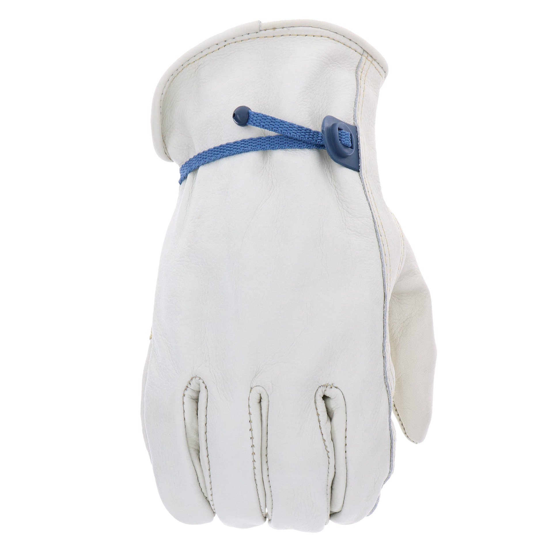 slide 6 of 6, Project Source Large Off-white Leather Construction Gloves 1 -Pairs, 1 ct