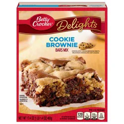 Betty Crocker Delights Cookie Brownie Bar Mix, 17.4 oz.
