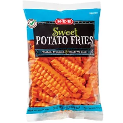 H-E-B Sweet Potato Crinkle Cut Fries
