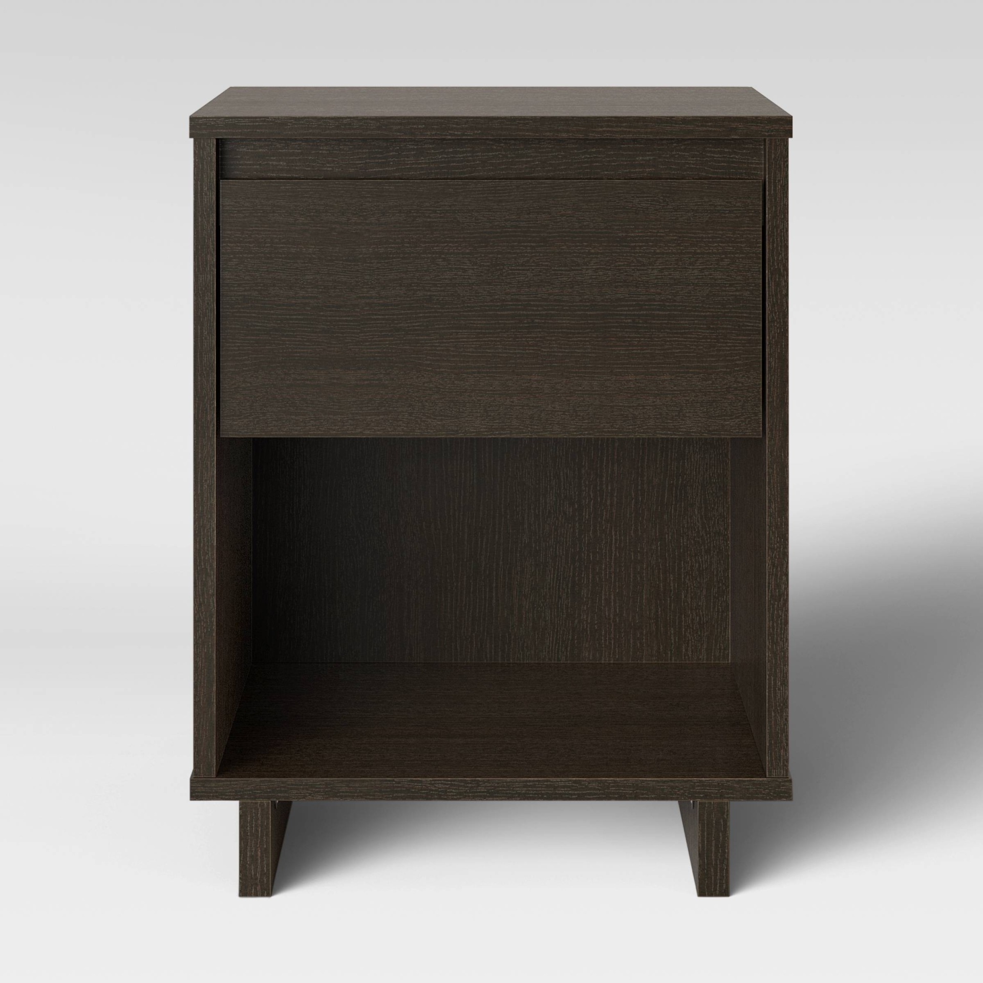 slide 1 of 7, Modern Nightstand Espresso - Room Essentials, 1 ct