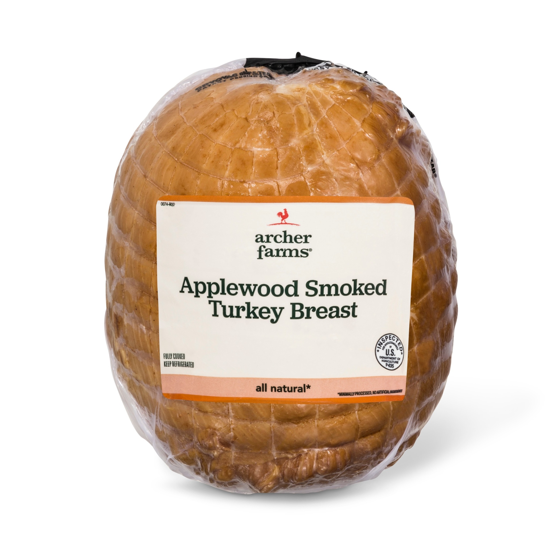 slide 1 of 1, Applewood Smoked Turkey Breast - Deli Fresh Sliced - Archer Farms, per lb