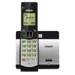 V-Tech VTech CS5119 DECT 6.0 Expandable Cordless Phone with Caller ID & Call Waiting, 1 Handset - Silver (CS6519)