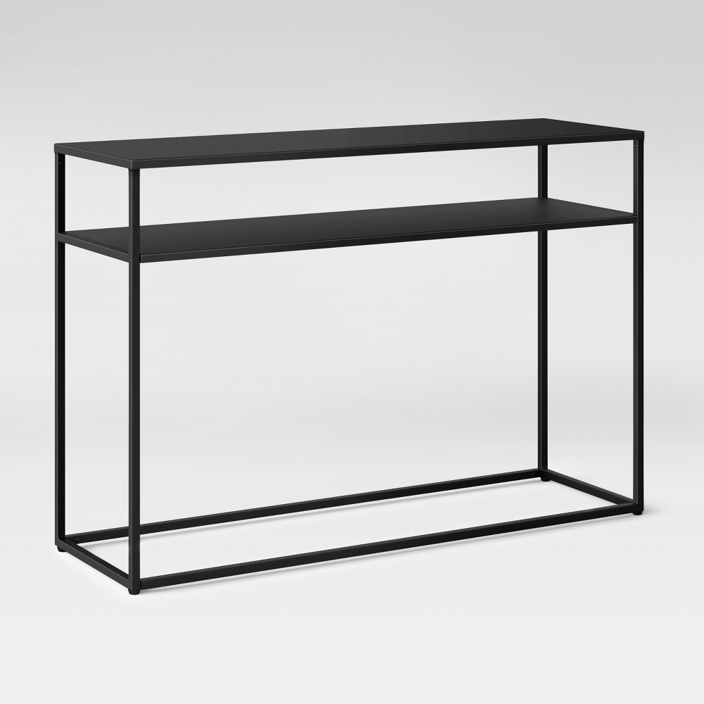 slide 4 of 7, Project 62 Glasgow Metal Console Table Black, 1 ct