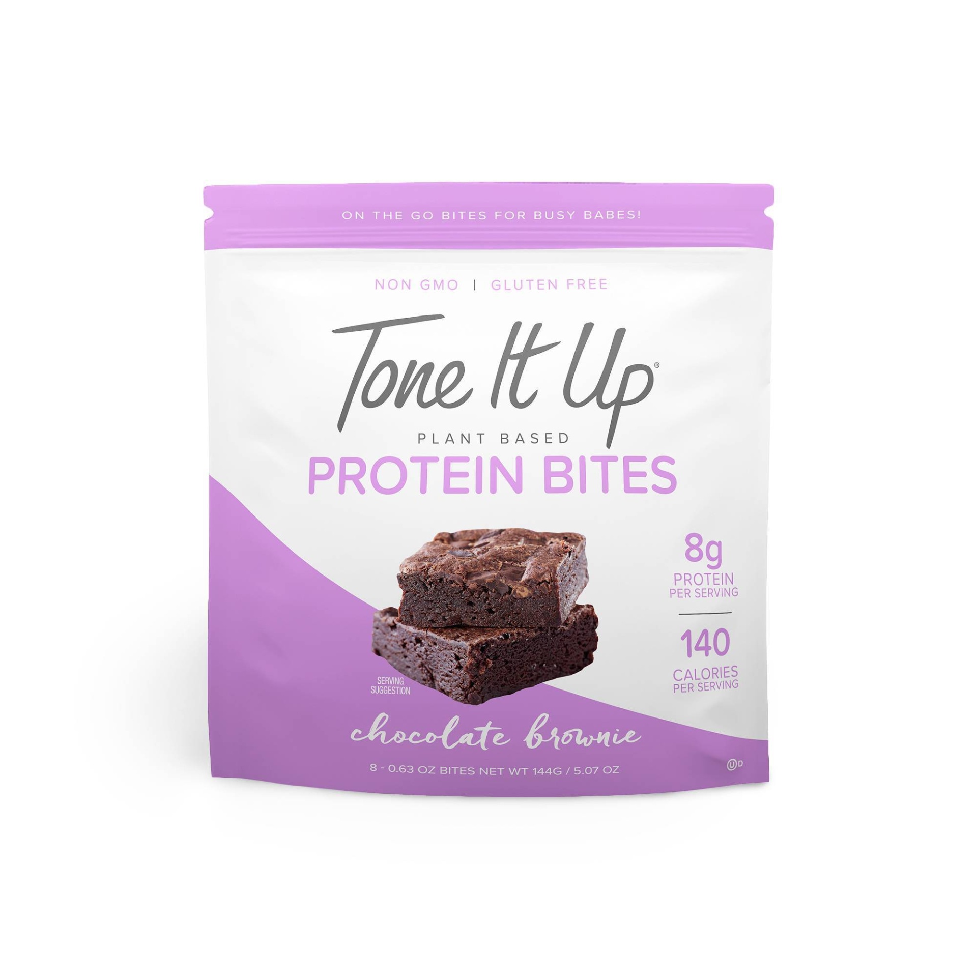 slide 1 of 1, Tone It Up Chocolate Brownie Plant Based Protein Bites, 12 ct