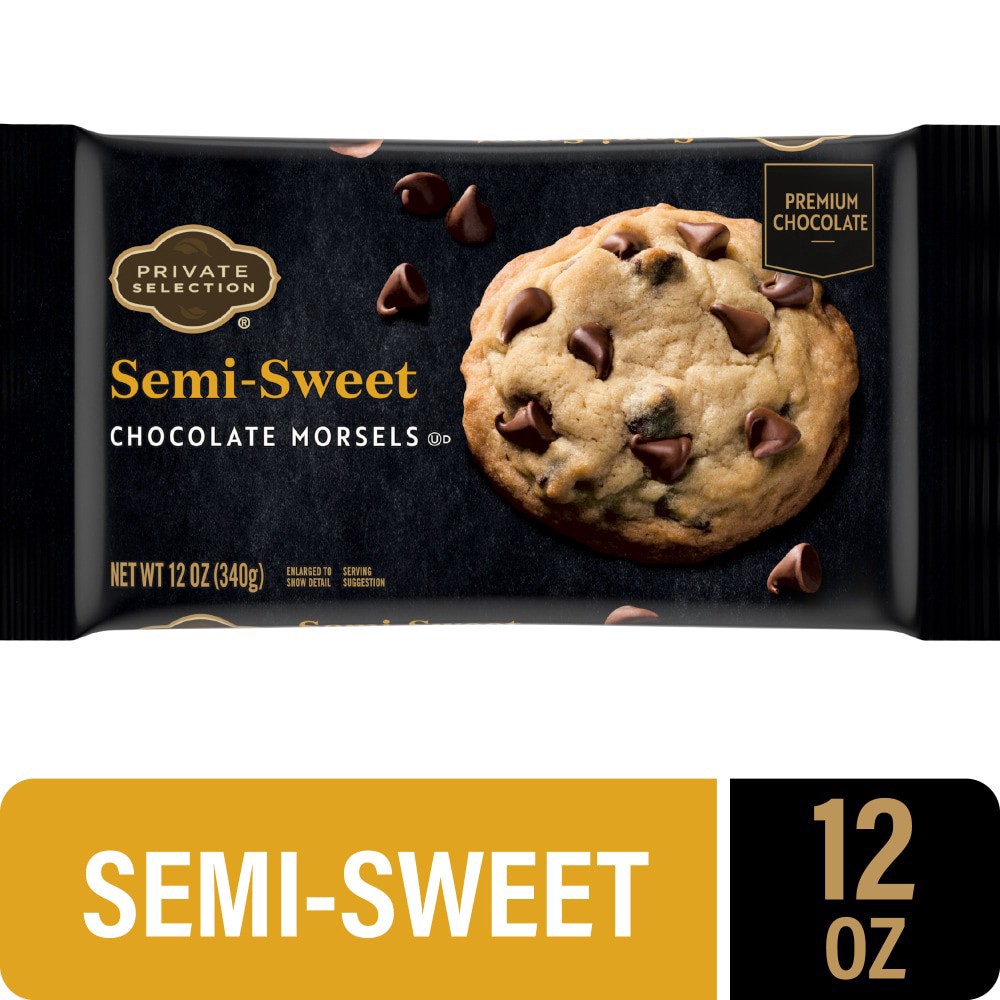 slide 5 of 5, Private Selection® Semi-Sweet Chocolate Chips, 12 oz