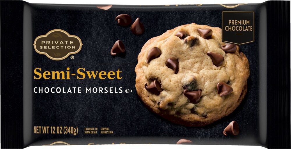 slide 4 of 5, Private Selection® Semi-Sweet Chocolate Chips, 12 oz