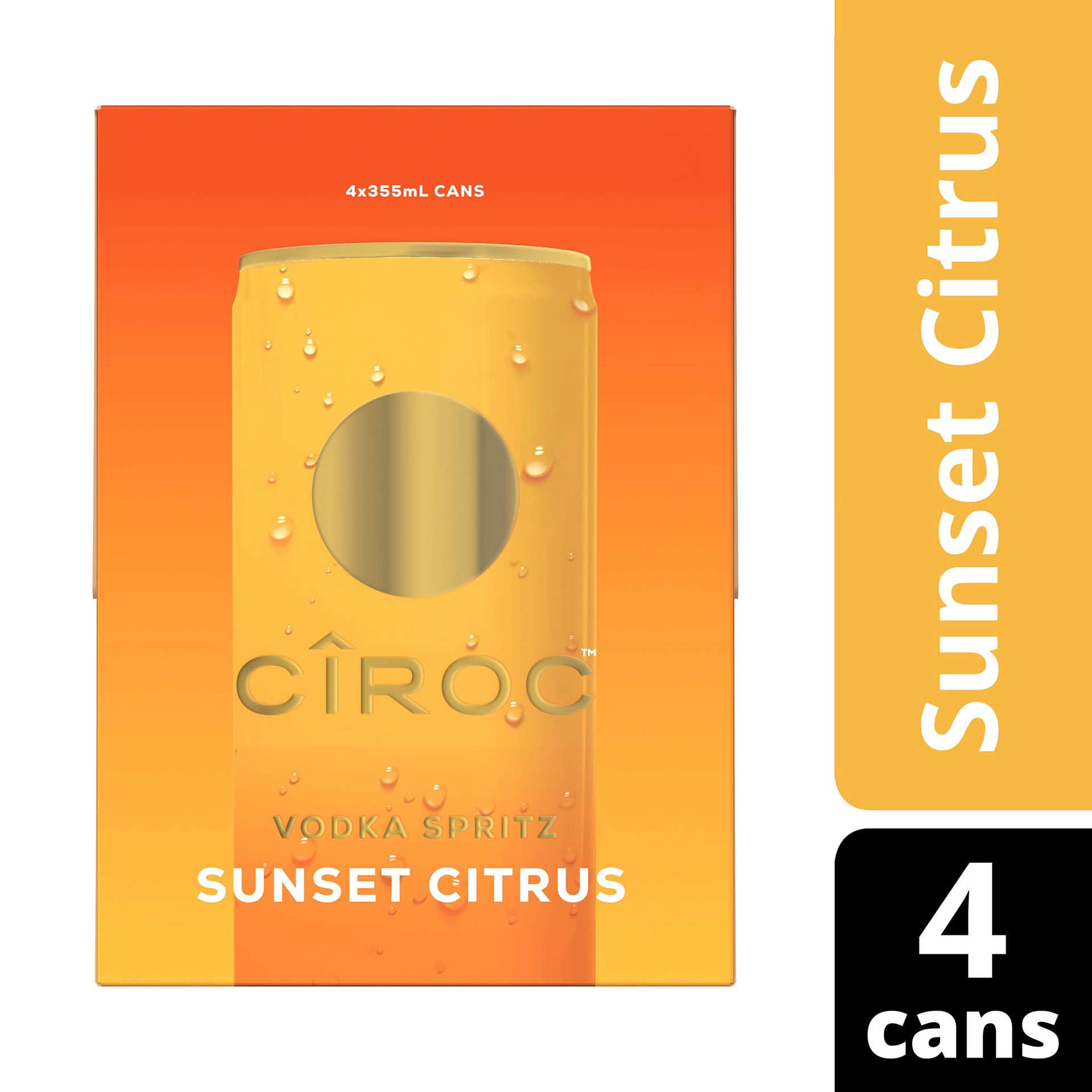 slide 4 of 4, Ciroc Vodka Sunset Citrus, 1420 ml