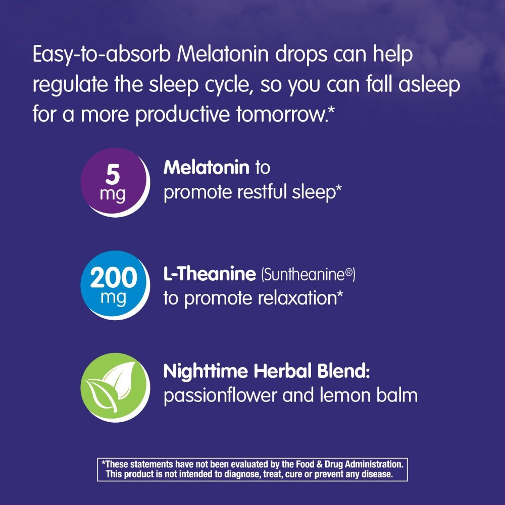 slide 3 of 6, Nature's Way Sleep Tonight™ Melatonin Drops, 2 fl oz