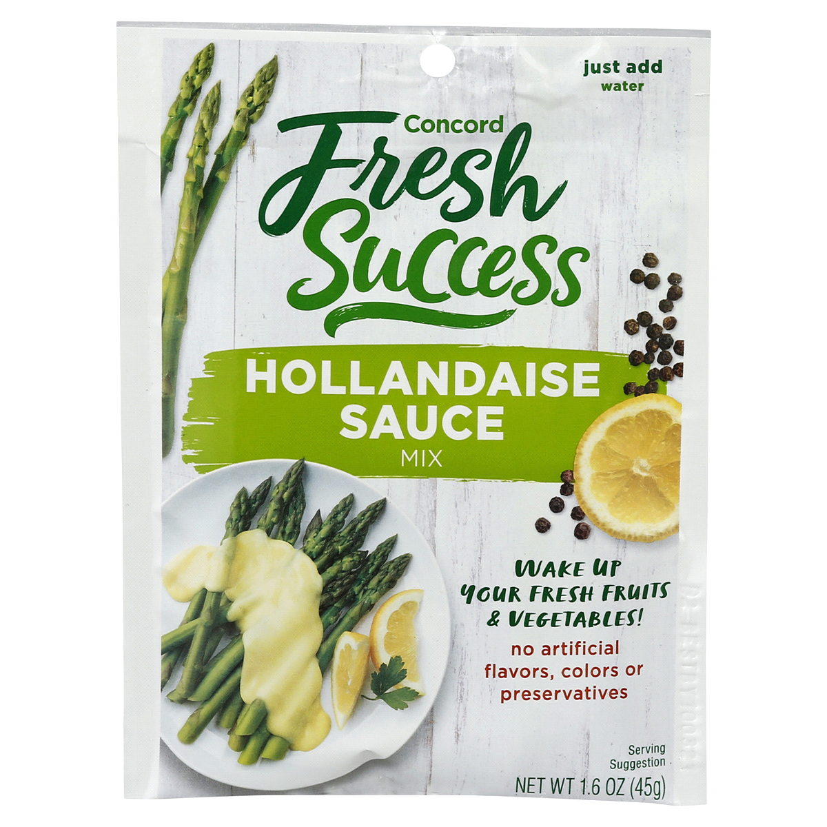 slide 1 of 1, Concord Foods Original Hollandaise Sauce Mix, 1.6 oz