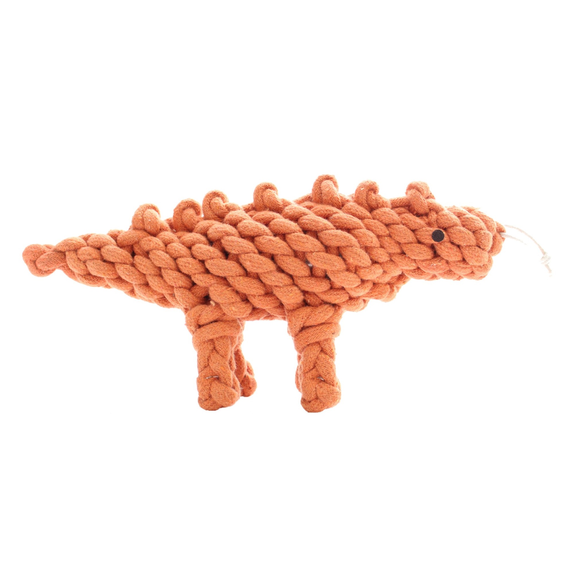 slide 1 of 1, Aussie Naturals Ropie Allosaurus Dog Toy, MED