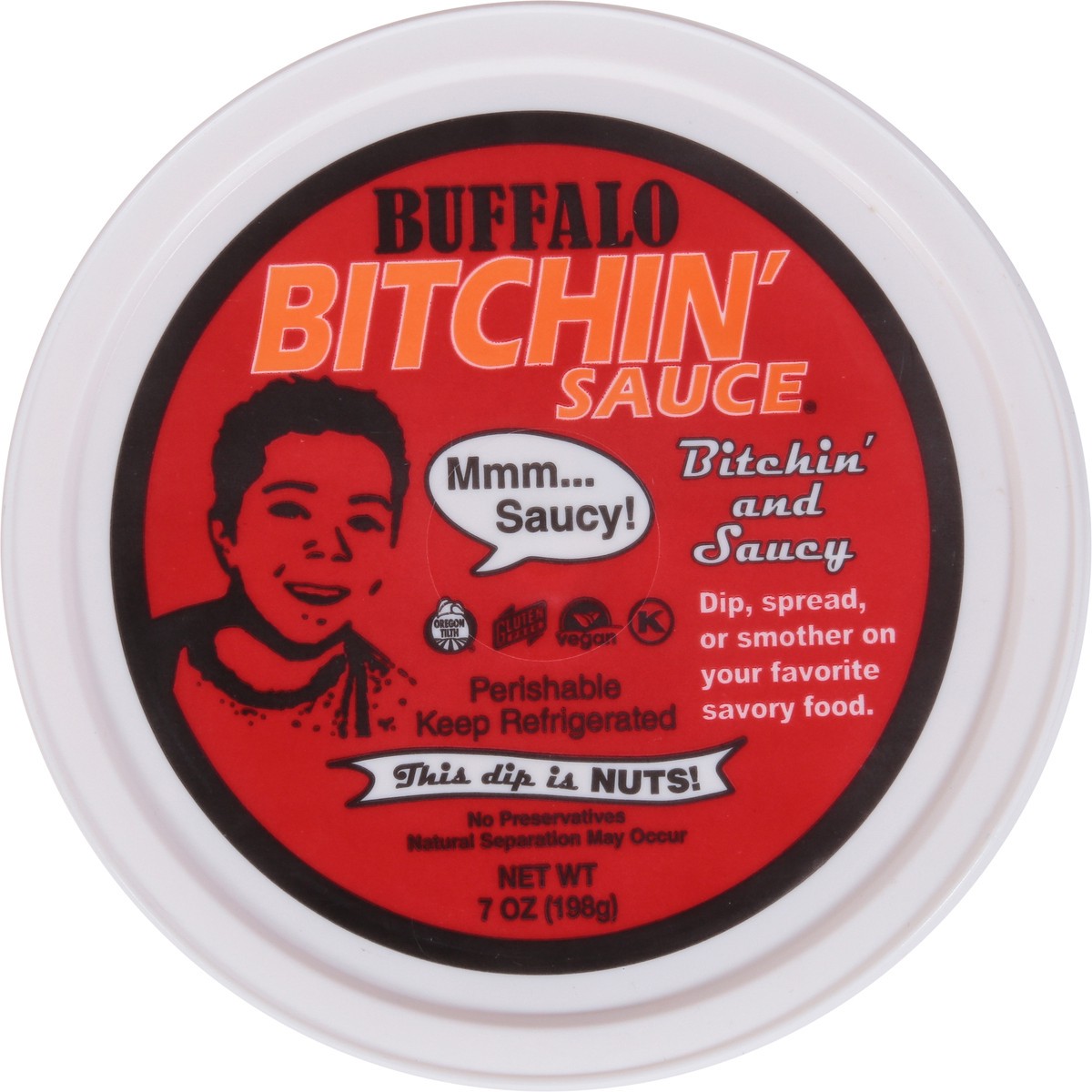 slide 5 of 9, Bitchin' Sauce Buffalo Dip, 7 oz