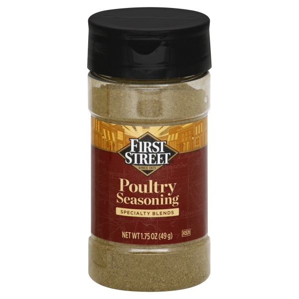 slide 1 of 1, First Street Poultry Seasoning, 1.75 oz