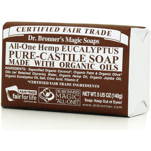 Dr. Bronner's AllOne Hemp Eucalyptus PureCastile Bar Soap 5 oz Shipt