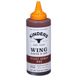 Kinder's Sticky Honey BBQ Wing Sauce & Dip 15.8 oz