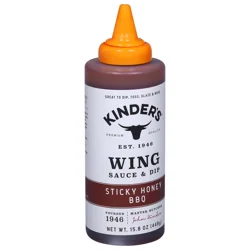 Kinder's Sticky Honey BBQ Wing Sauce & Dip 15.8 oz