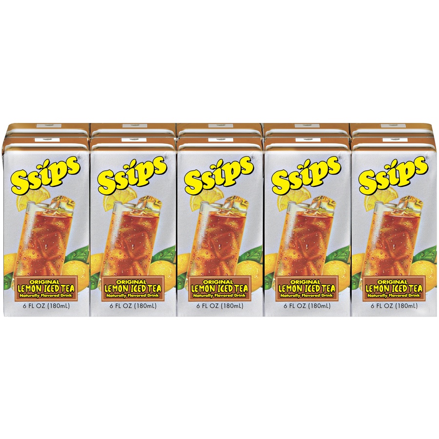 slide 1 of 3, Ssips Lemon Iced Tea - 10 ct; 6 fl oz, 10 ct; 6 fl oz