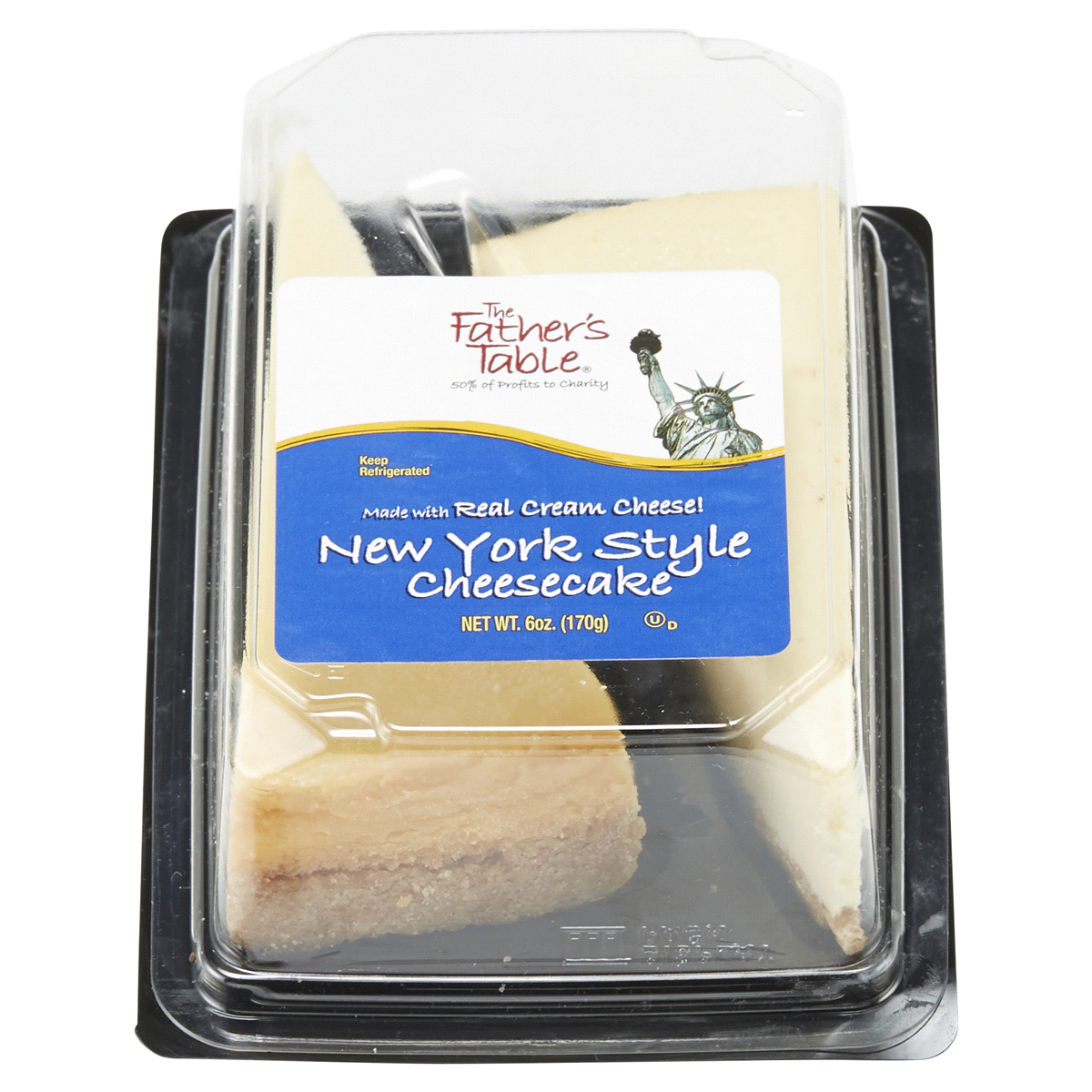 slide 1 of 1, The Father's Table New York Style Cheesecake, 6 oz