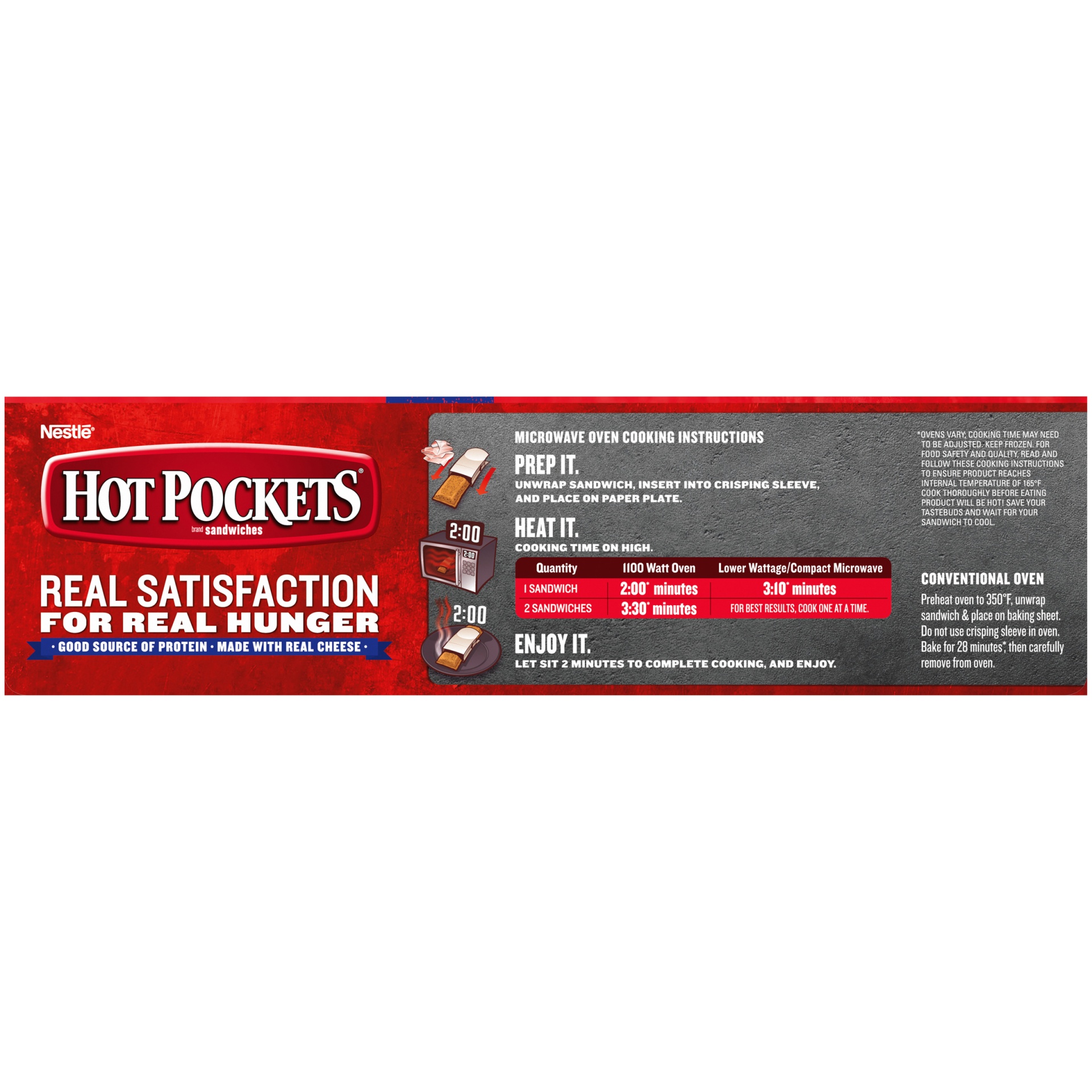 slide 6 of 6, Hot Pockets Four Meat And Four Cheese Pizza Garlic Buttery Crust Frozen Sandwiches, 12 ct; 4.5 oz