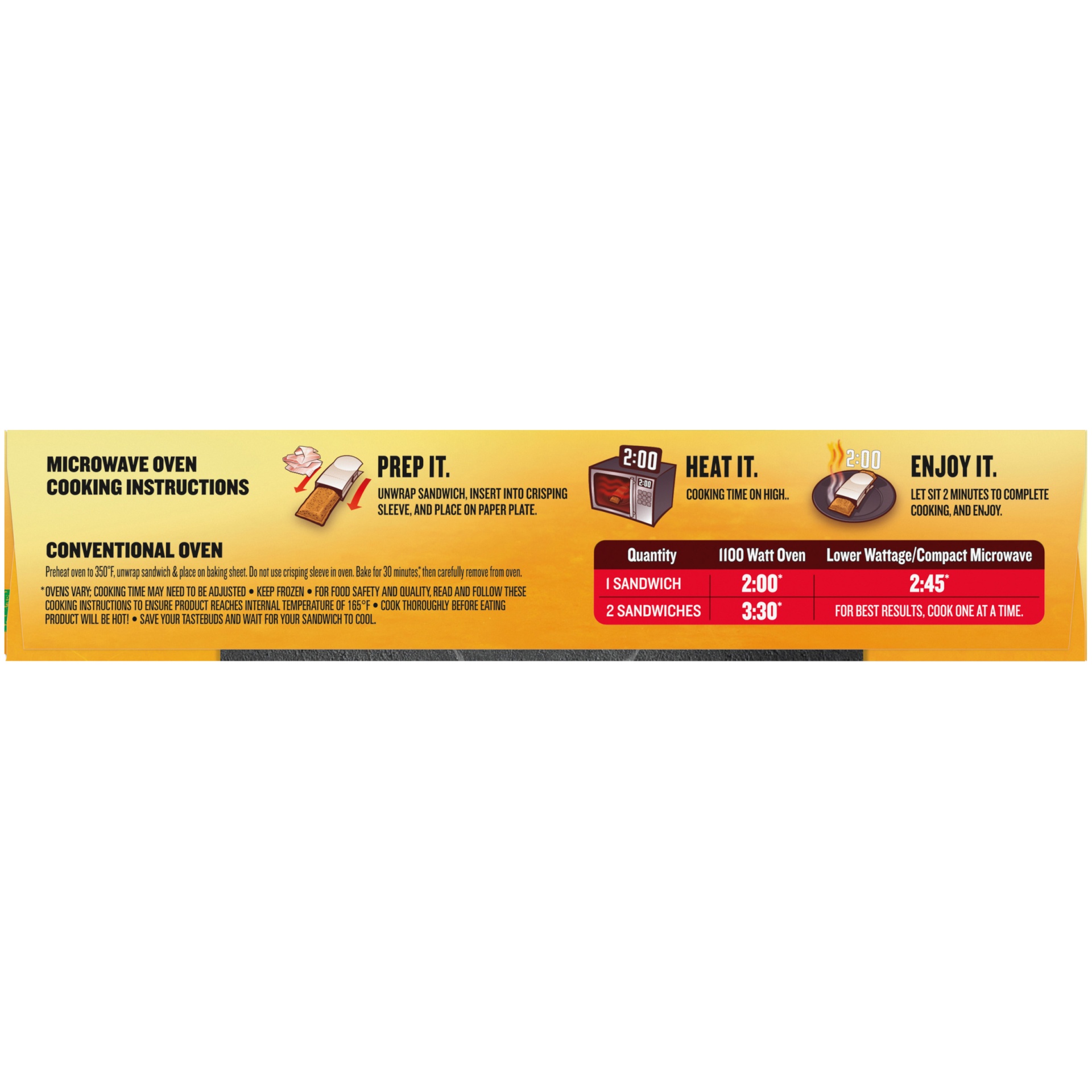 slide 6 of 10, Hot Pockets Applewood Bacon, Egg & Cheese Croissant Crust Frozen Breakfast Sandwiches, 2 ct; 9 oz