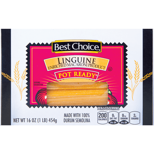 slide 1 of 1, Best Choice Noodle Pot Ready Linguine, 16 oz