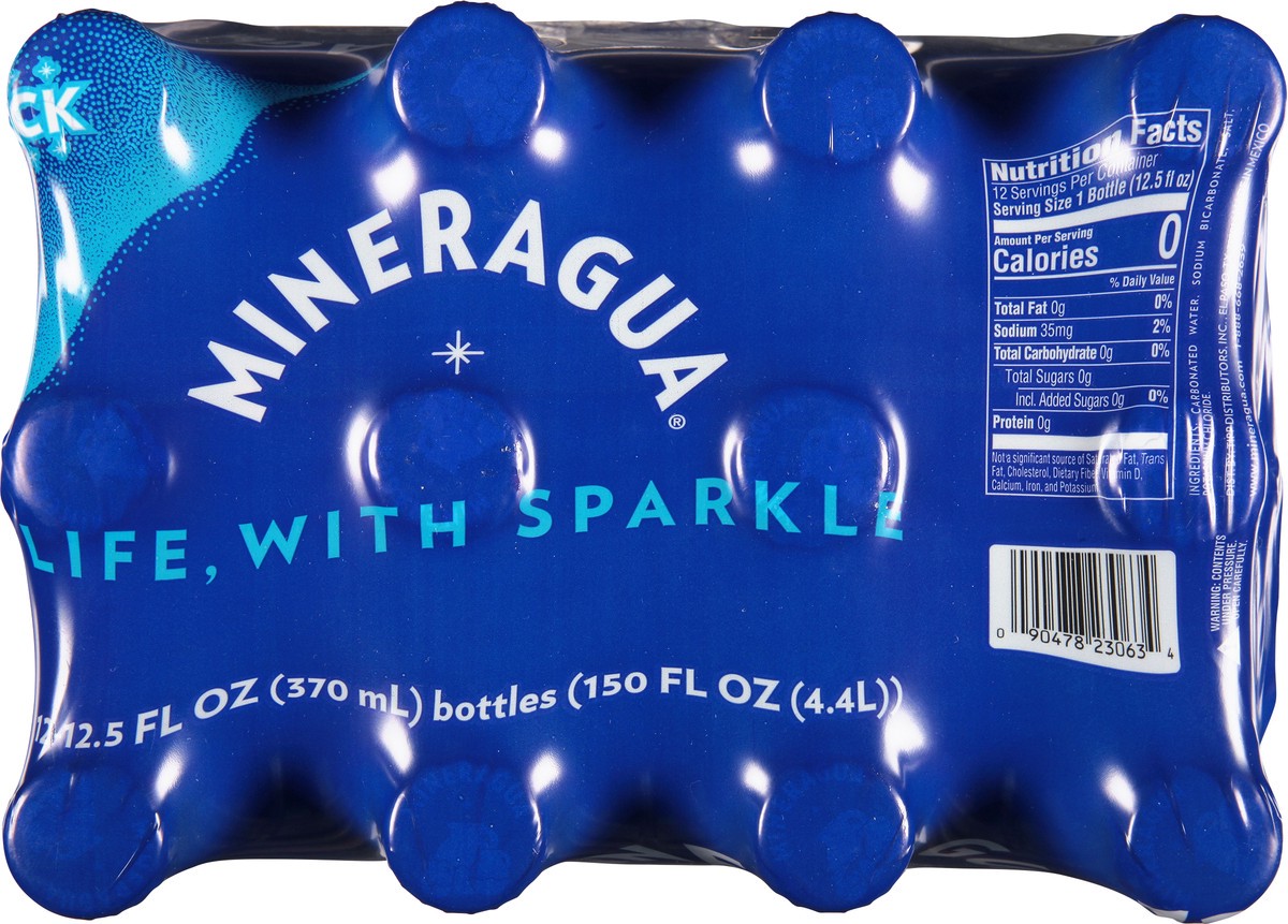 slide 5 of 14, Mineragua Sparkling Water 12 - 12.5 fl oz Bottles, 12 ct