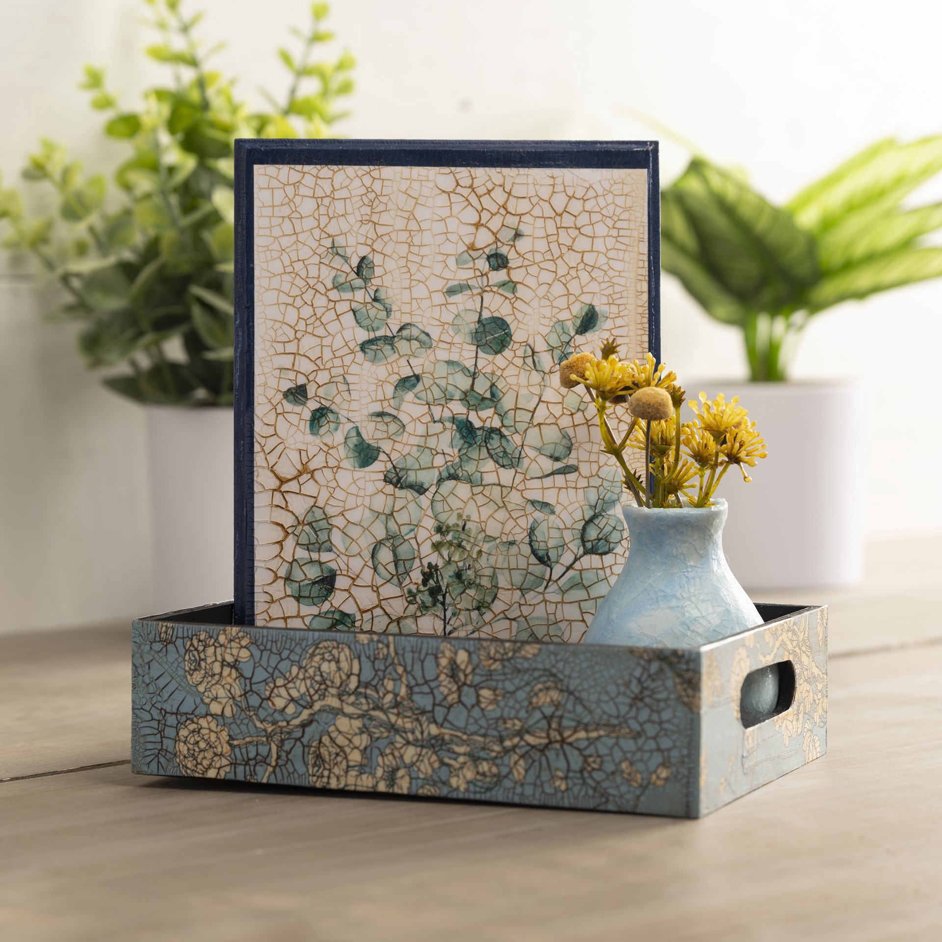 slide 2 of 6, Mod Podge Crackle & Brush Set, 2 fl oz