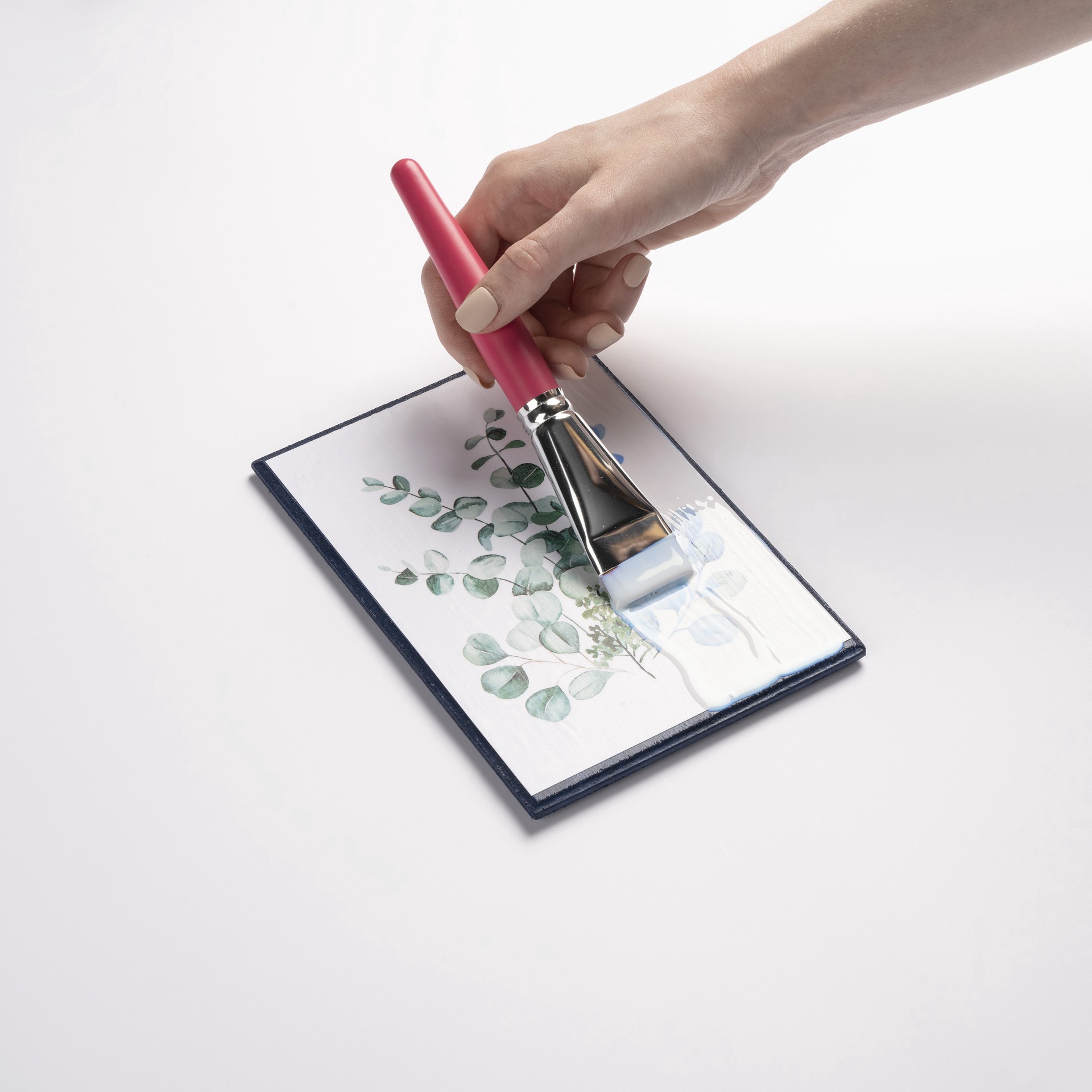 slide 3 of 6, Mod Podge Crackle & Brush Set, 2 fl oz