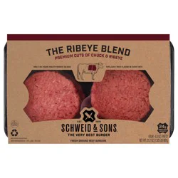 Schweid & Sons The Ribeye Blend Patty 5.3 oz 75/25