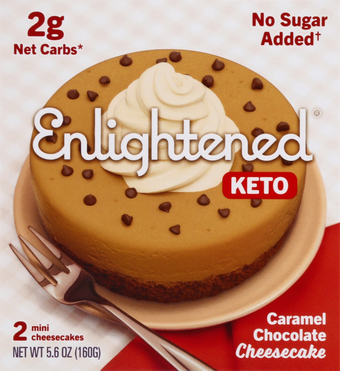 slide 5 of 13, Enlightened Keto Mini Caramel Chocolate Cheesecakes 2 ea, 2 ct