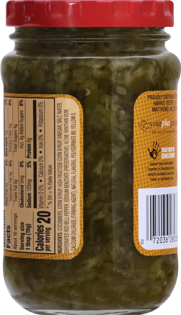 slide 5 of 11, Harris Teeter Sweet Relish, 8 oz