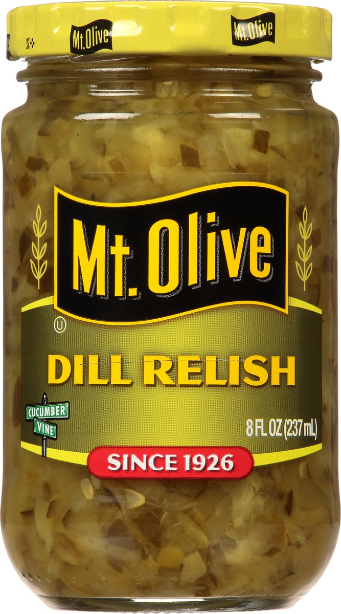 slide 9 of 11, Mt Olive Pickle Dill Relish, 8 oz