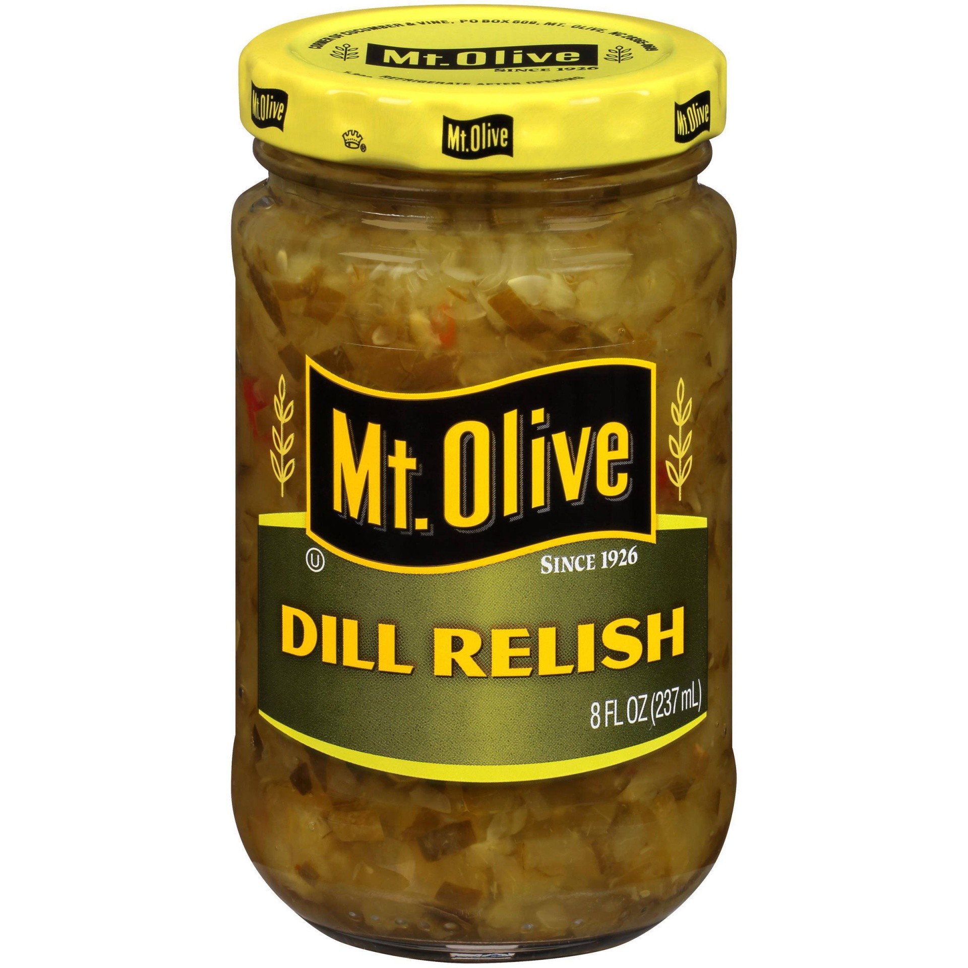 slide 1 of 4, Mt. Olive Pickle Dill Relish, 8 fl oz