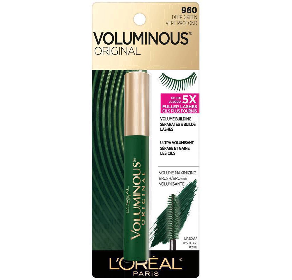 slide 9 of 37, L'Oréal Voluminous Washable Mascara - 960 Deep Green - 0.28 fl oz, 0.27 fl oz