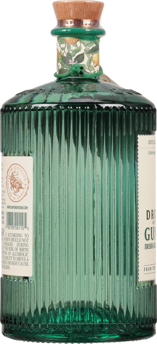 slide 3 of 7, Drumshanbo Gunpowder Irish Gin with Sardinian Citrus , 750ml, 750 ml