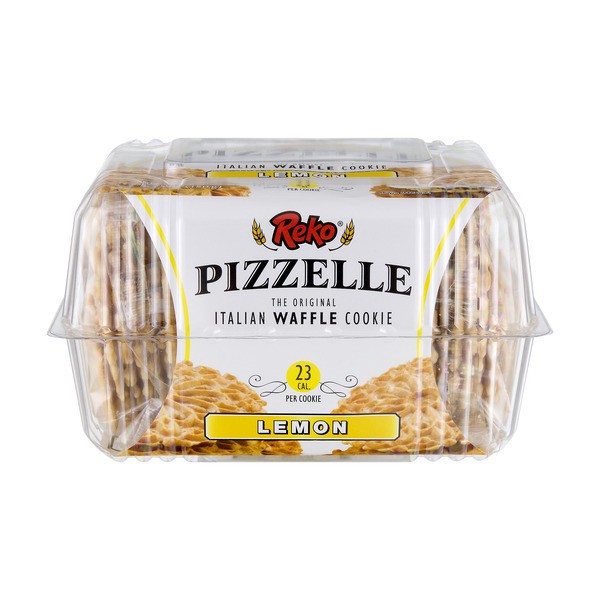 slide 1 of 1, Reko Pizzelle Italian Waffle Cookie Lemon, 5.25 oz
