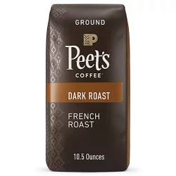 Peet's Coffee French Roast, Dark Roast Ground Coffee, Bag - 10.5 oz