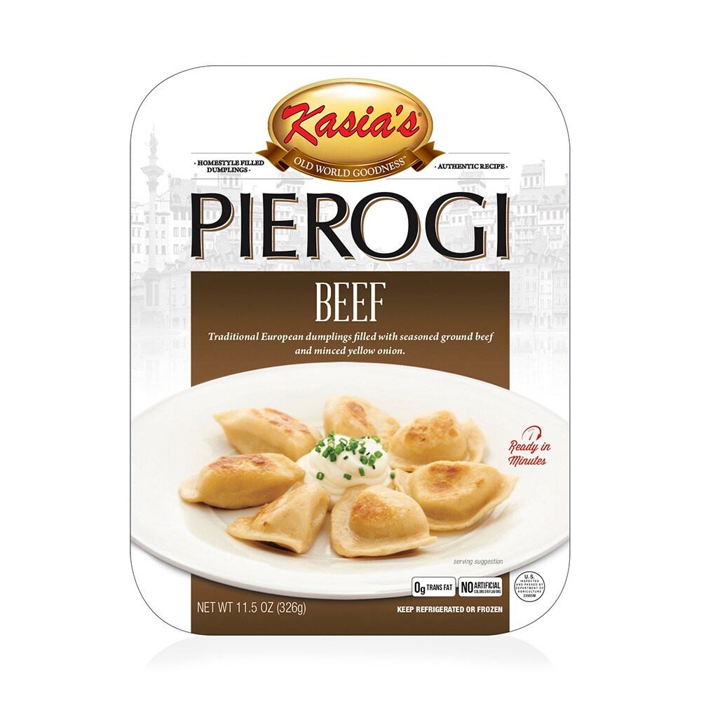 slide 1 of 1, Kasia's Kasias Pierogi Beef, 11.5 oz