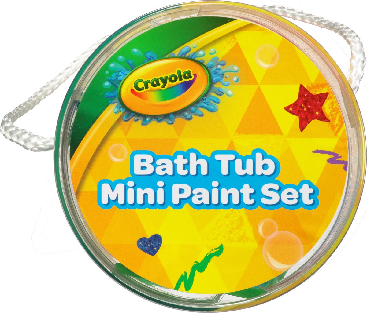 slide 11 of 13, Crayola Cryla Bathtub Mini Paint Set, 1 ct