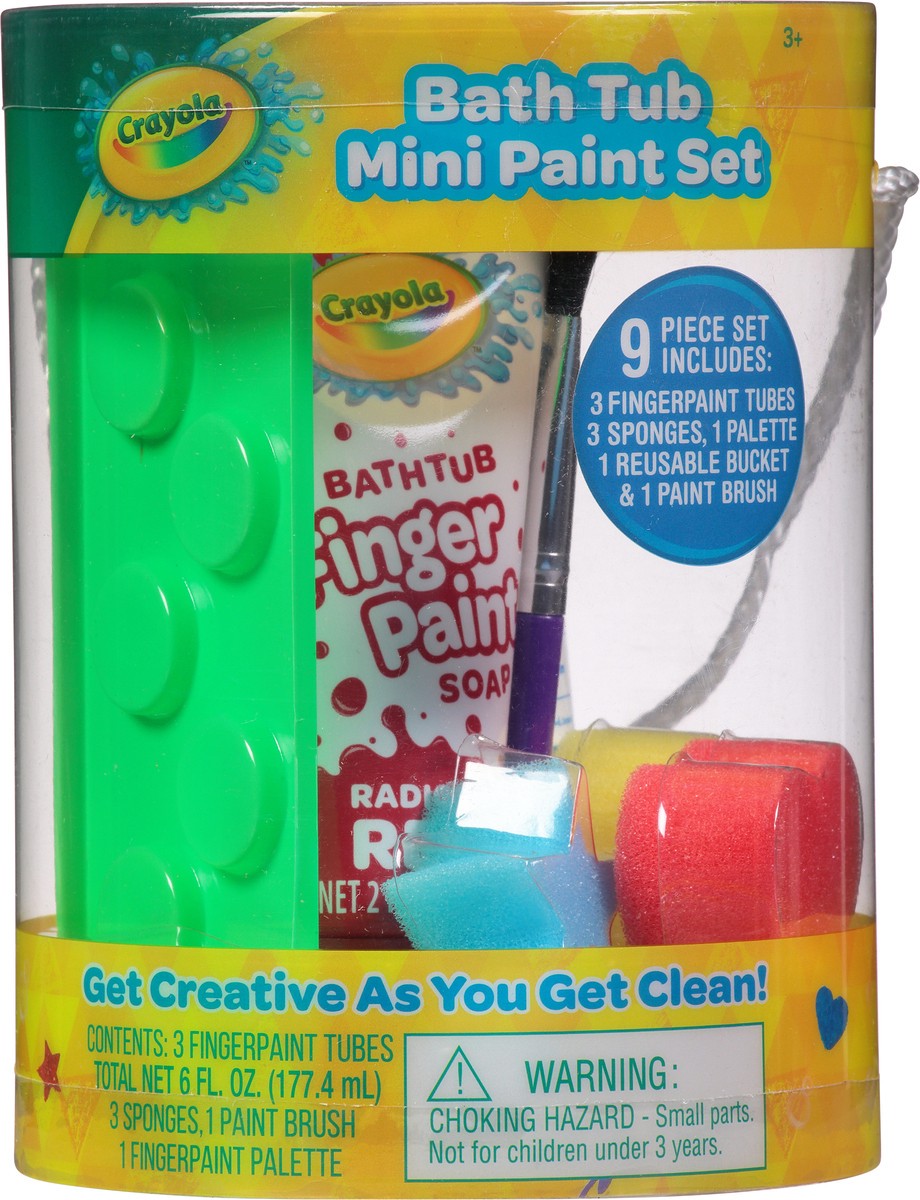 slide 10 of 13, Crayola Cryla Bathtub Mini Paint Set, 1 ct
