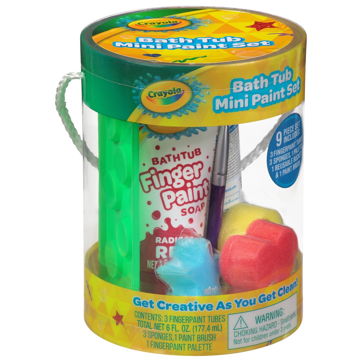 slide 6 of 13, Crayola Cryla Bathtub Mini Paint Set, 1 ct