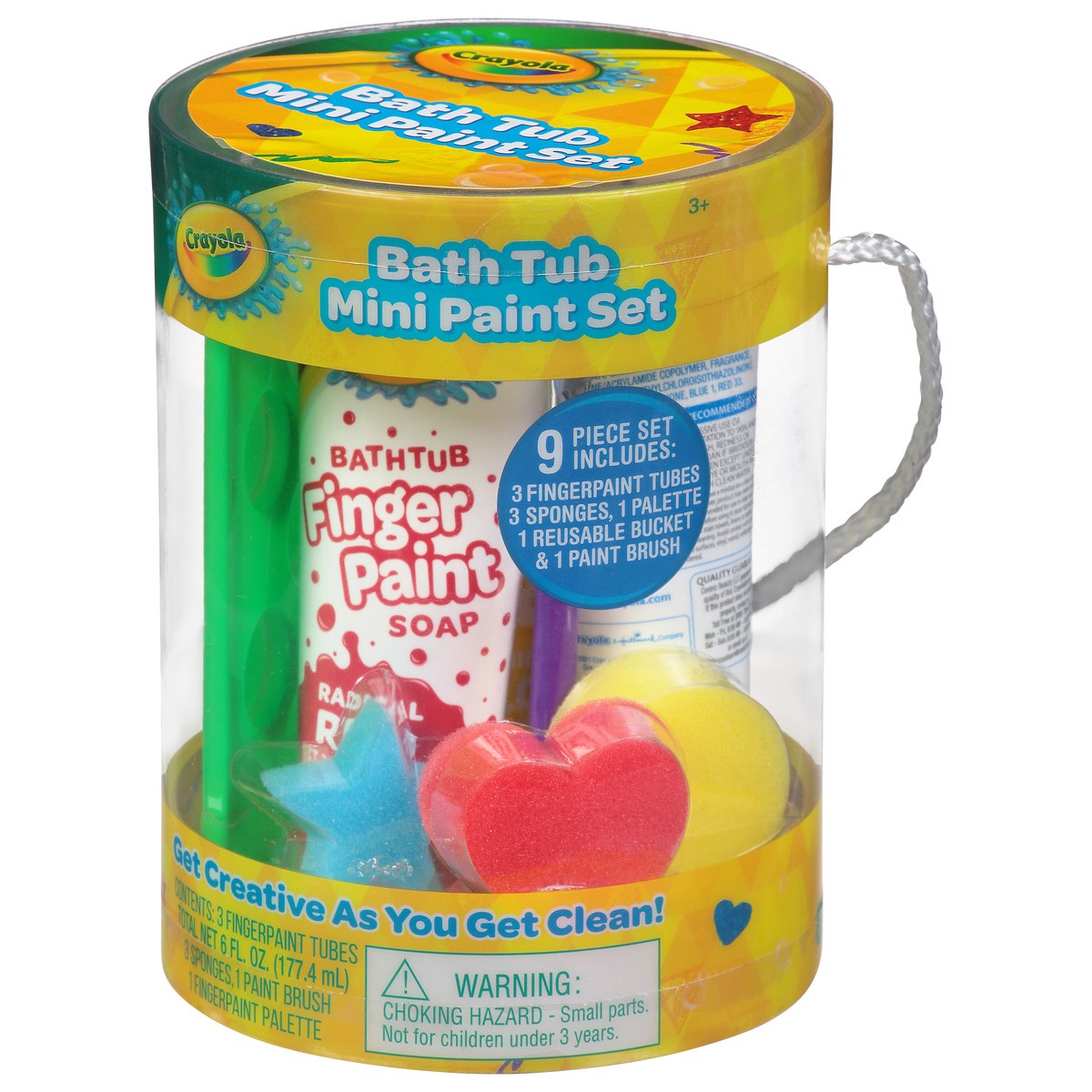 slide 4 of 13, Crayola Cryla Bathtub Mini Paint Set, 1 ct
