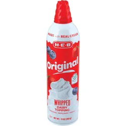 H-E-B Real Original Dairy Whip
