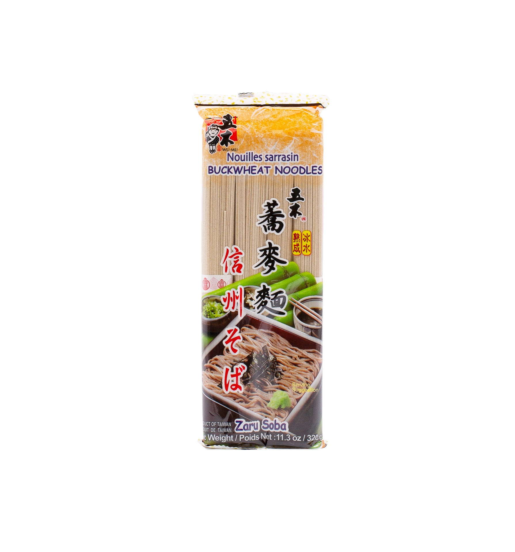 slide 1 of 1, Wu-Mu Buckwheat Noodles, 320 gram