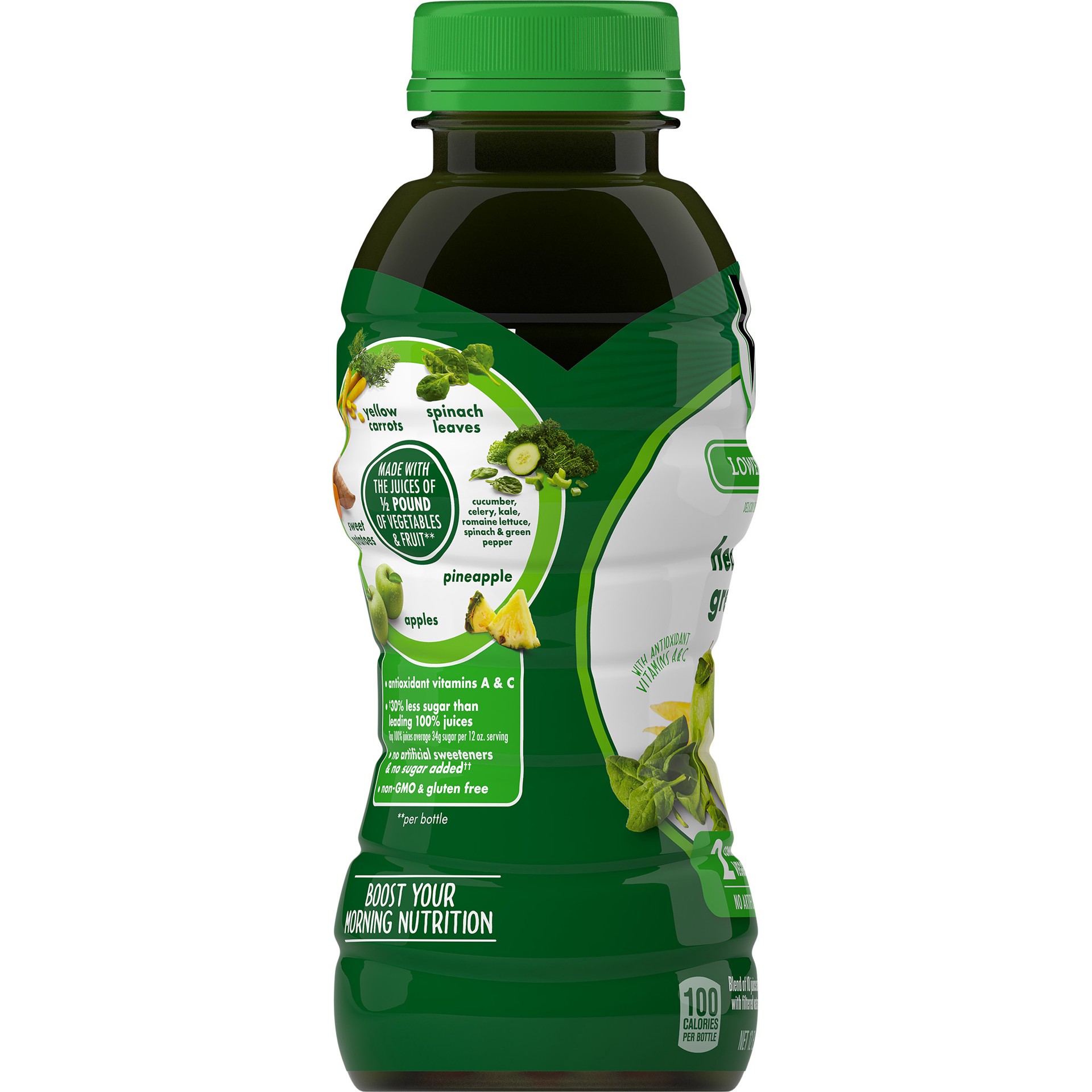 slide 3 of 5, V8 Lower Sugar Healthy Greens Juice - 12 fl oz, 12 fl oz