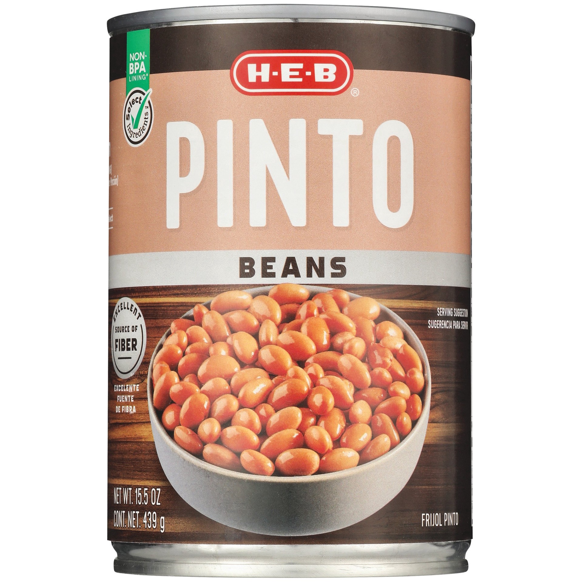 slide 1 of 1, H-E-B Pinto Beans, 15.5 oz