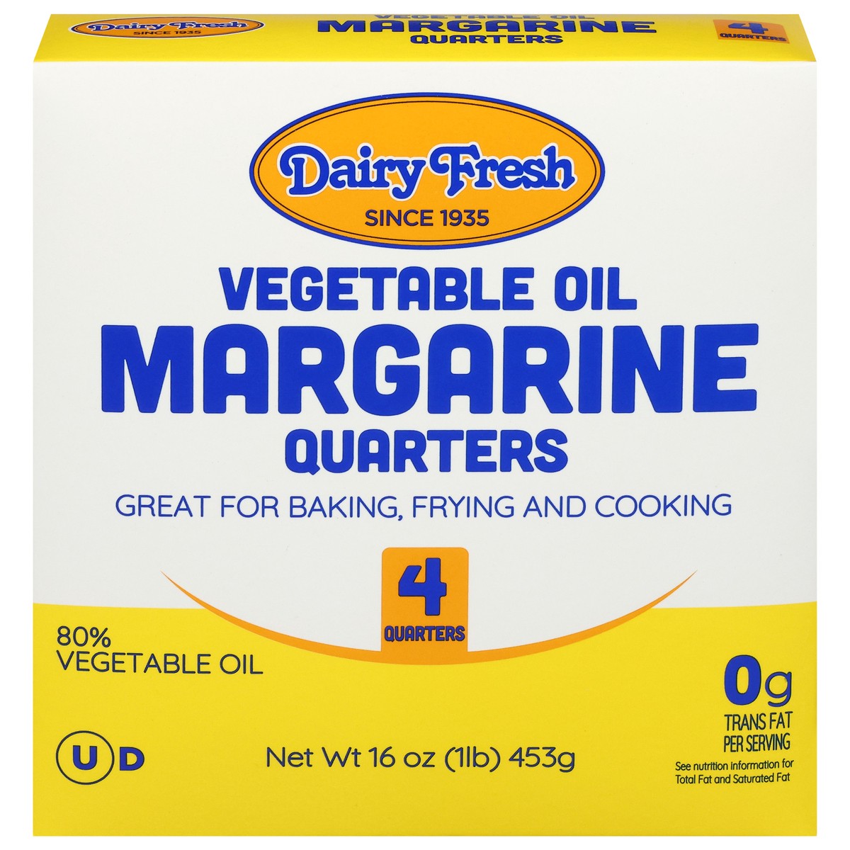 slide 1 of 13, Dairy Fresh Vegetable Oil Quarters Margarine 16 oz, 16 oz